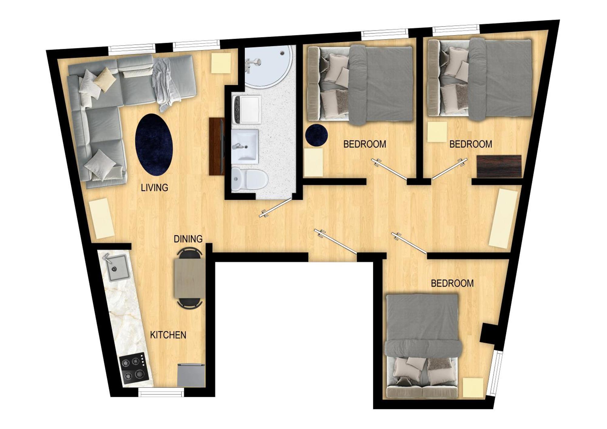 Ferienwohnung Family Friendly 3Br - Fast Wi-Fi - Behind Bryggen Bergen Exterior foto